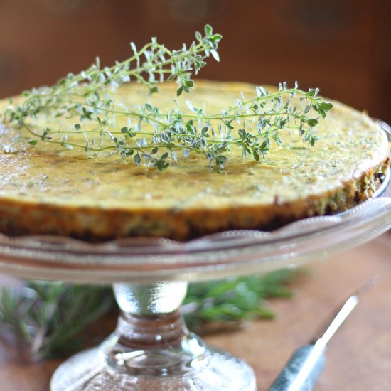 Garden Herb Cheesecake