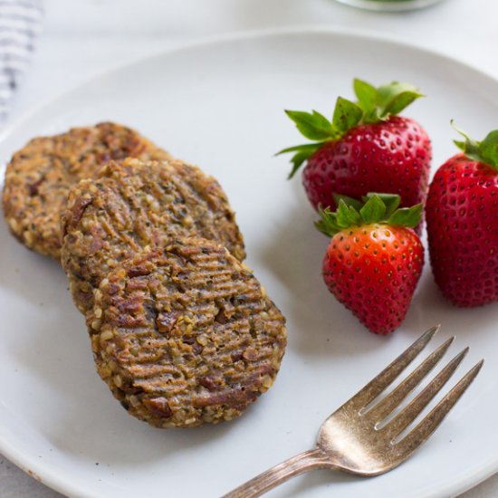 Chickpea Hemp Seed Sausages