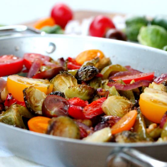 Fajita Brussels Sprouts