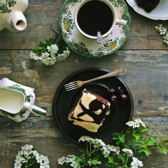 Chocolate Cake with Cherries