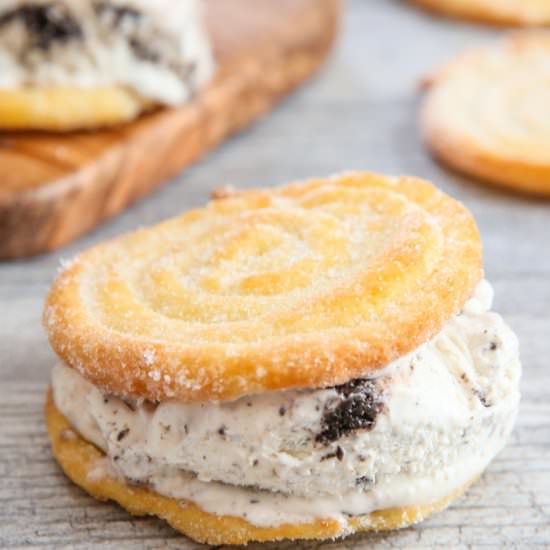 Churro Ice Cream Sandwiches