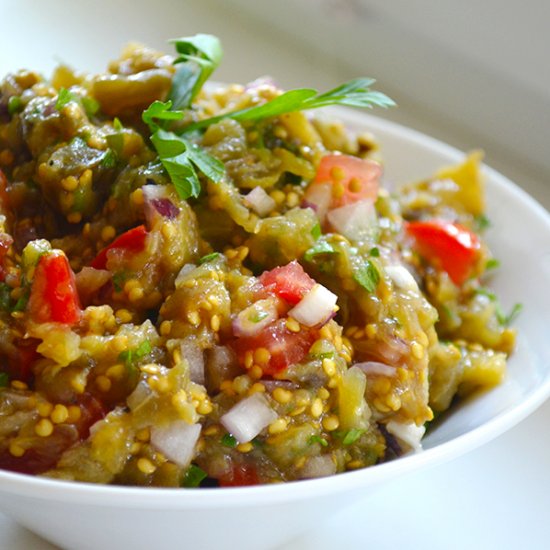 Moldovan Summer Eggplant Salad