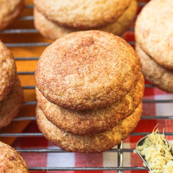 Orange Ginger Snickerdoodles