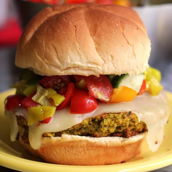 Falafel Veggie Burgers