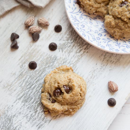 Almond, Chocolate, Coconut Cookies