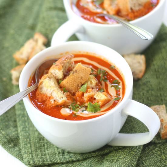 Roasted Red Pepper Soup