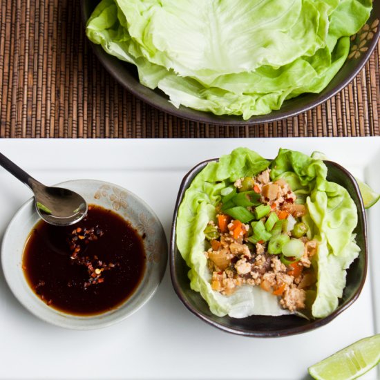 Tofu Lettuce Cups