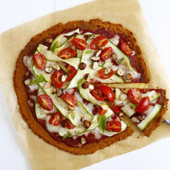 Courgette & Tomato Pizza