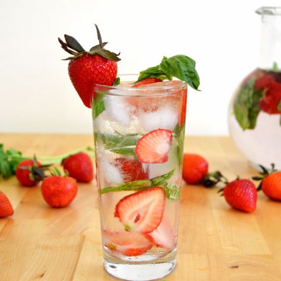 Strawberry Basil Water