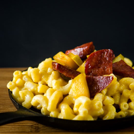 Apple & Chorizo Mac and Cheese