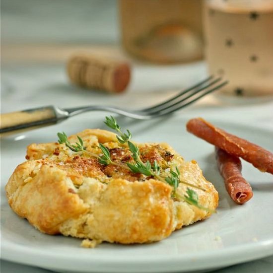 Zucchini Galettes with Ricotta