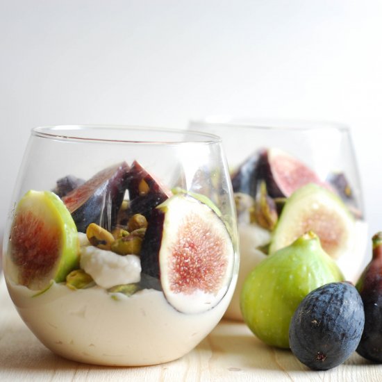 Raw Fig & Pistachio Coconut Cream