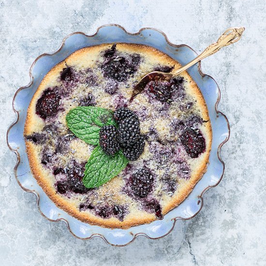 Lavender-Blackberry Buckle