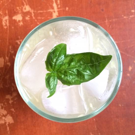 Cucumber Basil Gin Fizz