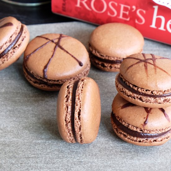 French Chocolate Macarons