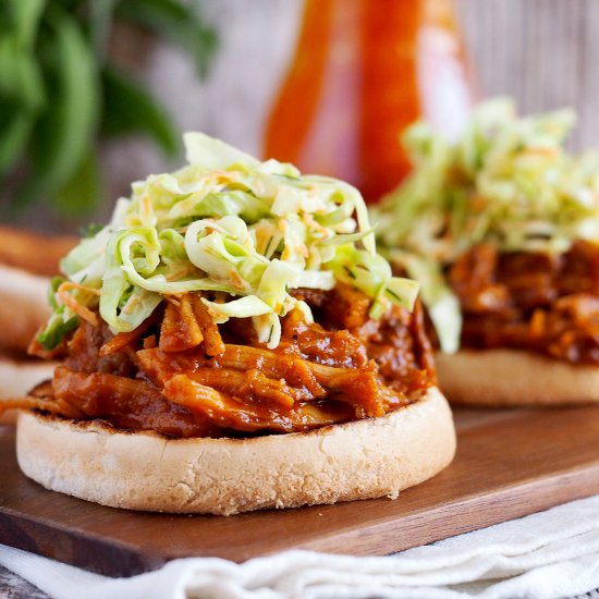 BBQ pulled pork sandwiches