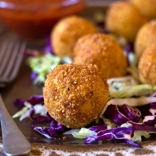 Crispy Basmati Rice Balls