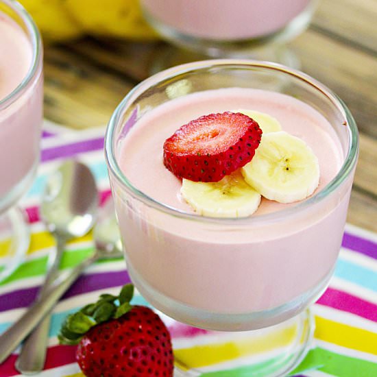 Strawberry Banana Mousse