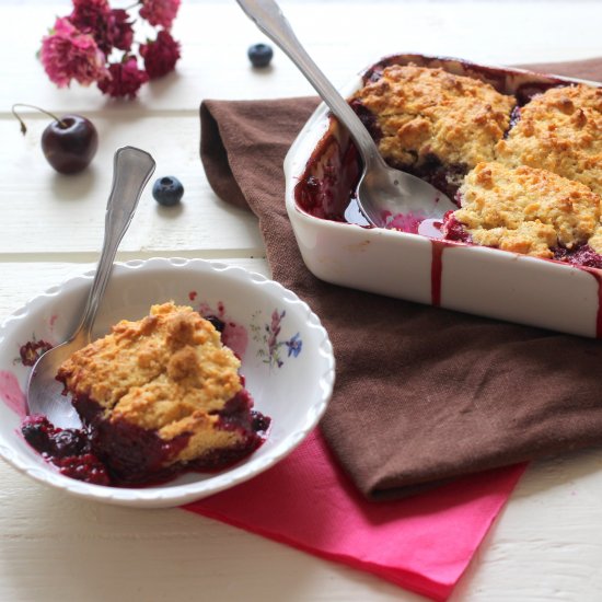 Red Fruits Cobbler