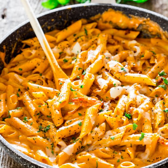 Roasted Red Pepper Pesto Penne