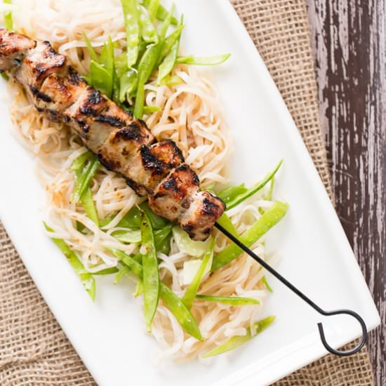 Lemongrass Pork Skewers