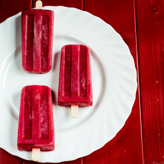 Red Currant Popsicles