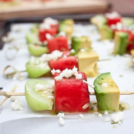 Avocado Watermelon & Queso Fresco