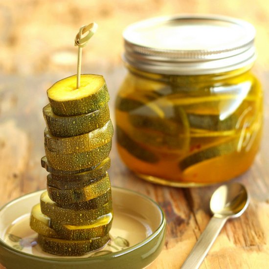 Refrigerator Zesty Zucchini Pickles