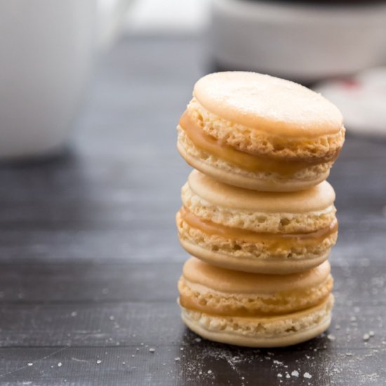 Salted Caramel Macarons