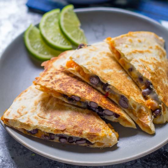 Chipotle Sweet Potato Quesadillas