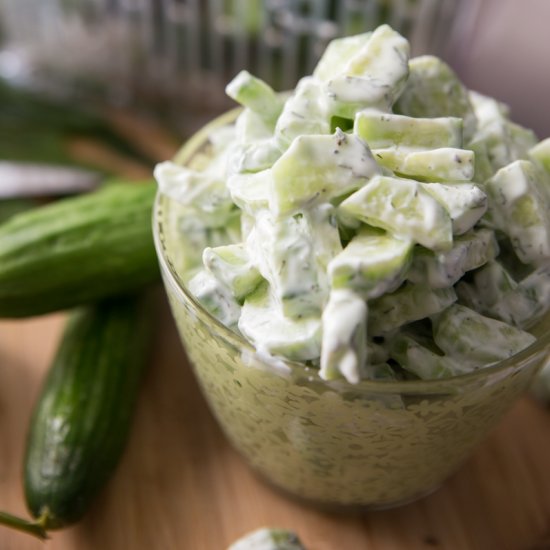 Quick & Easy Cucumber Salad