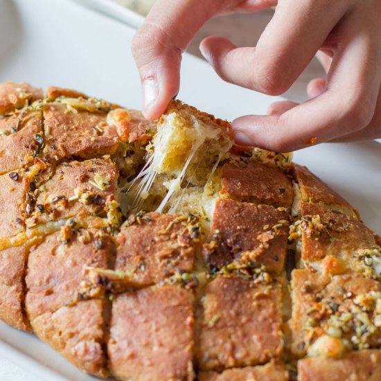 Whole Wheat Cheesy Garlic Bread