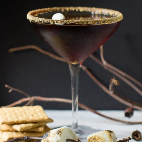 S’mores Chocolate Martini