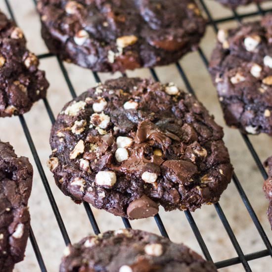 S’mores Brownie Cookies