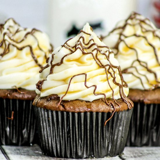 Chocolate Salted Caramel Cupcakes