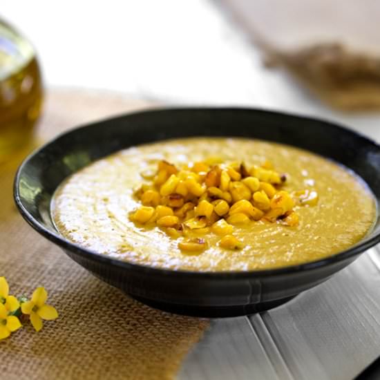 Vegan Roasted Corn Veloute