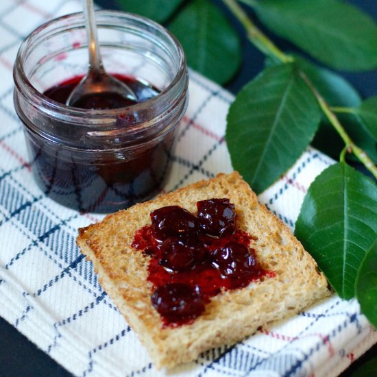 Sour Cherry Jam with Kirsch