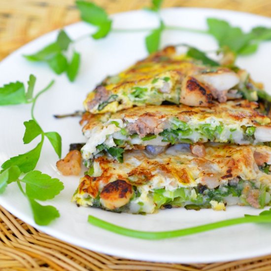 Seafood Green Onion Pancake