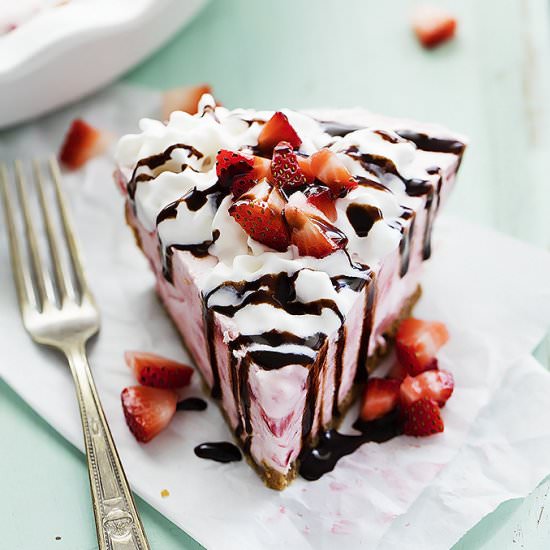 Frozen Strawberry Cheesecake