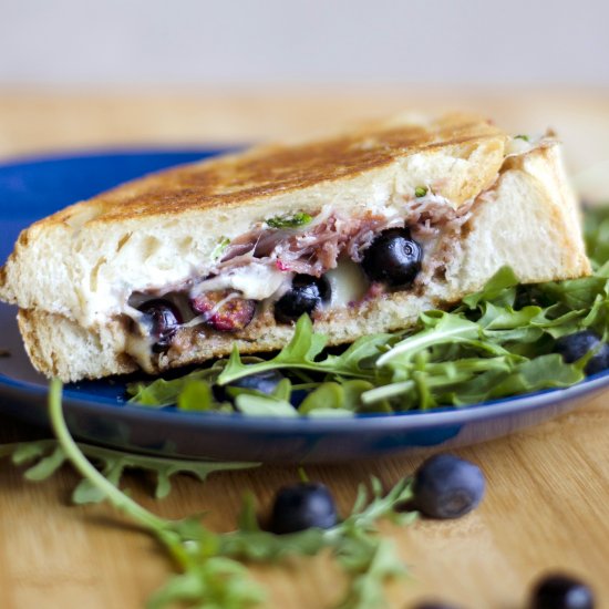 Blueberry Balsamic Grilled Cheese