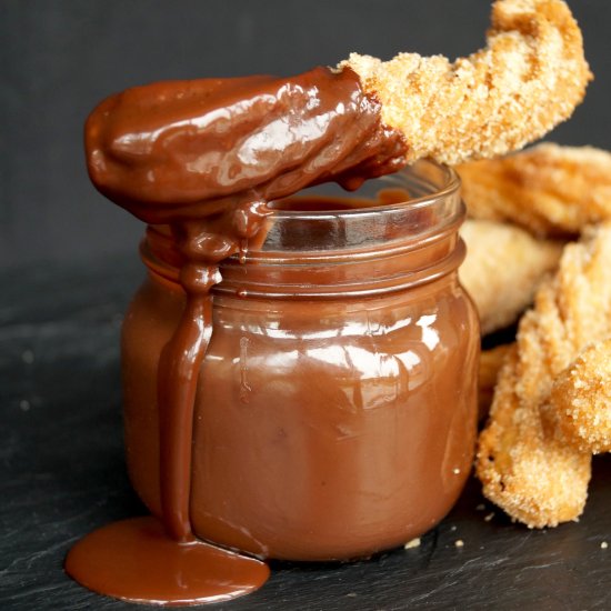 Churros with Warm Chocolate Sauce