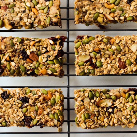 Cherry Apricot Granola Bars