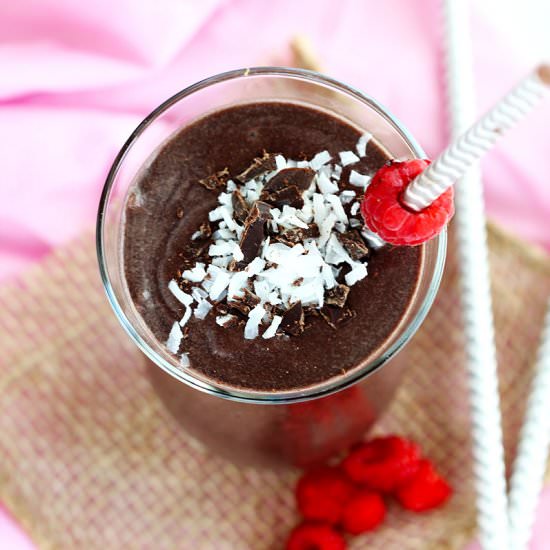 Chocolate Raspberry Smoothie