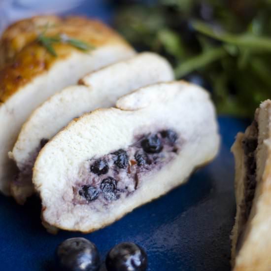 Blueberry Stuffed Chicken