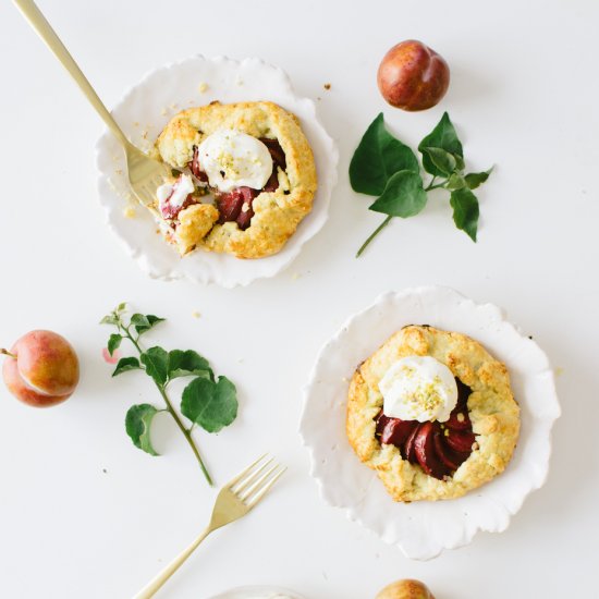 Plum & Lemon Verbena Crostata