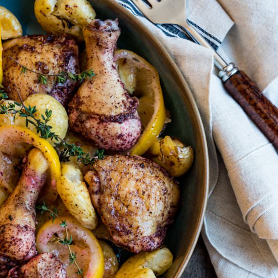 Sumac and Lemon Roast Chicken