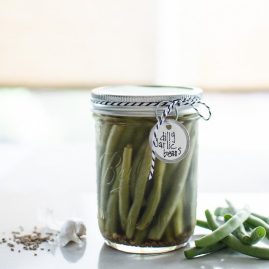 Pickled Beans for the Refrigerator