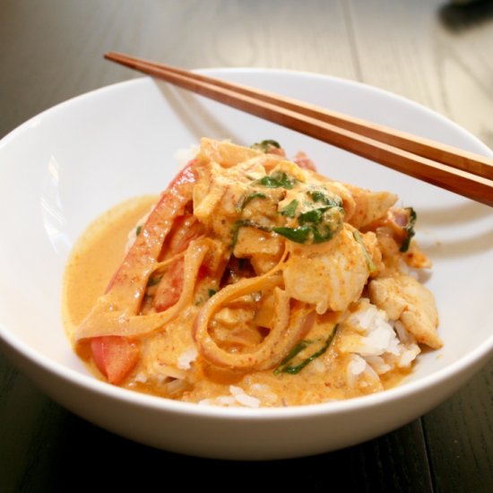 Thai Red Curry with Chicken