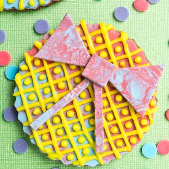 How To Make Colorful Bow Cookies