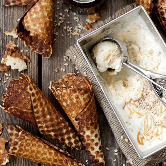 Homemade Ice Cream Cones